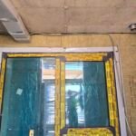 Insulation installation completed around internal window opening