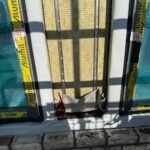 Fire stopping installation along cavity tray and membrane detail