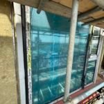 Fire stopping installation at internal window opening