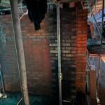 Detailed bricklaying forming structural wall sections