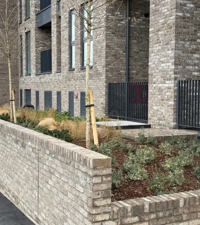 High-quality residential brickwork and masonry work completed by New Era Brickwork in the UK, showcasing precise bricklaying and durable construction finishes